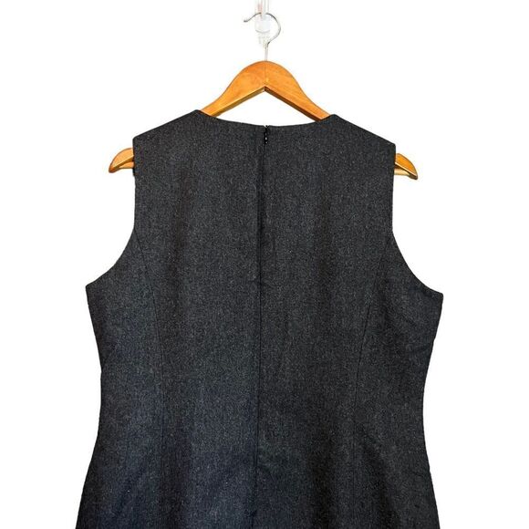 NWT! Gap dark grey wool blend sleeveless dress - Picture 9 of 9
